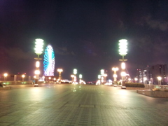 2014/01/01_夜の夢の大橋とパレットタウン大観覧車