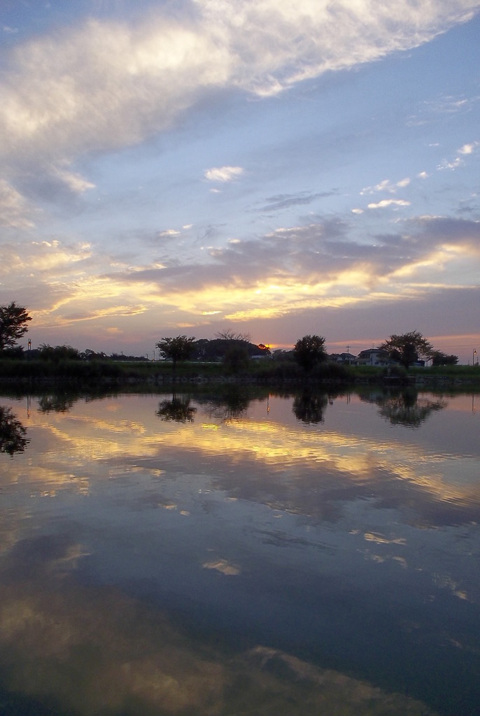 2015/10/03_柴山沼の夕暮れ