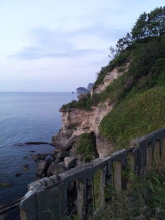 2016/08/13_古い橋と忍路湾