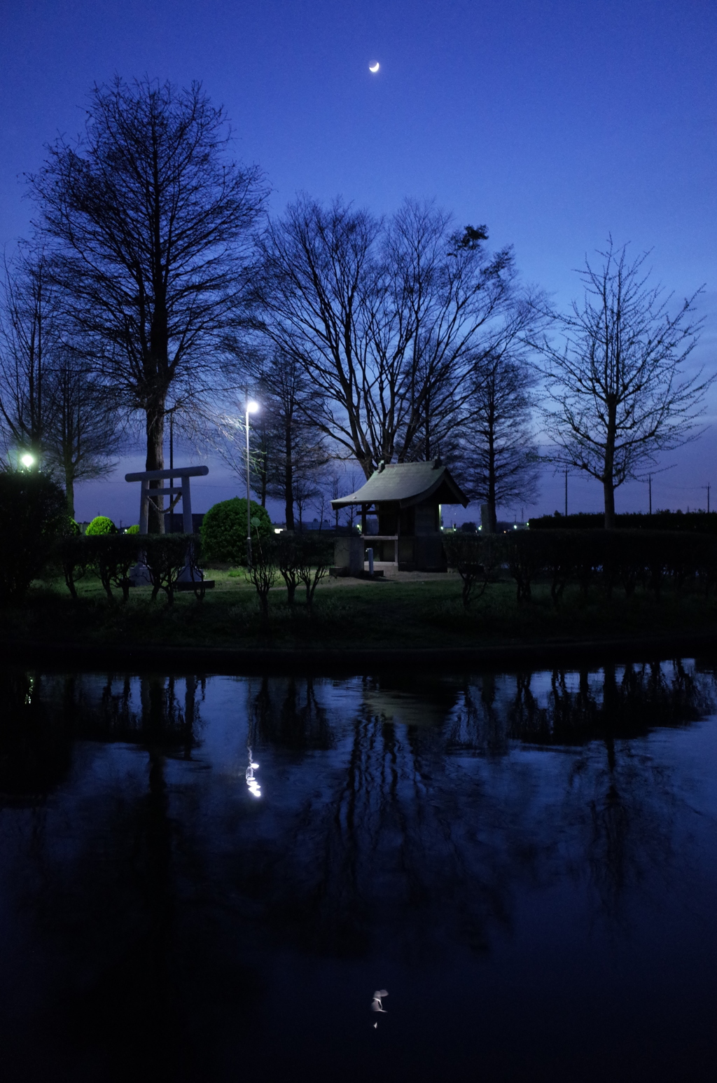 2016/04/10_川里中央公園の夕暮れ
