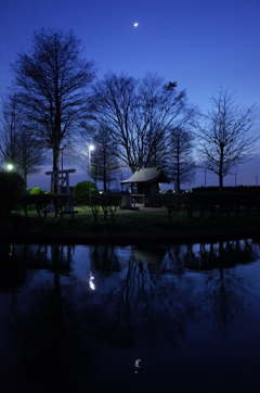 2016/04/10_川里中央公園の夕暮れ