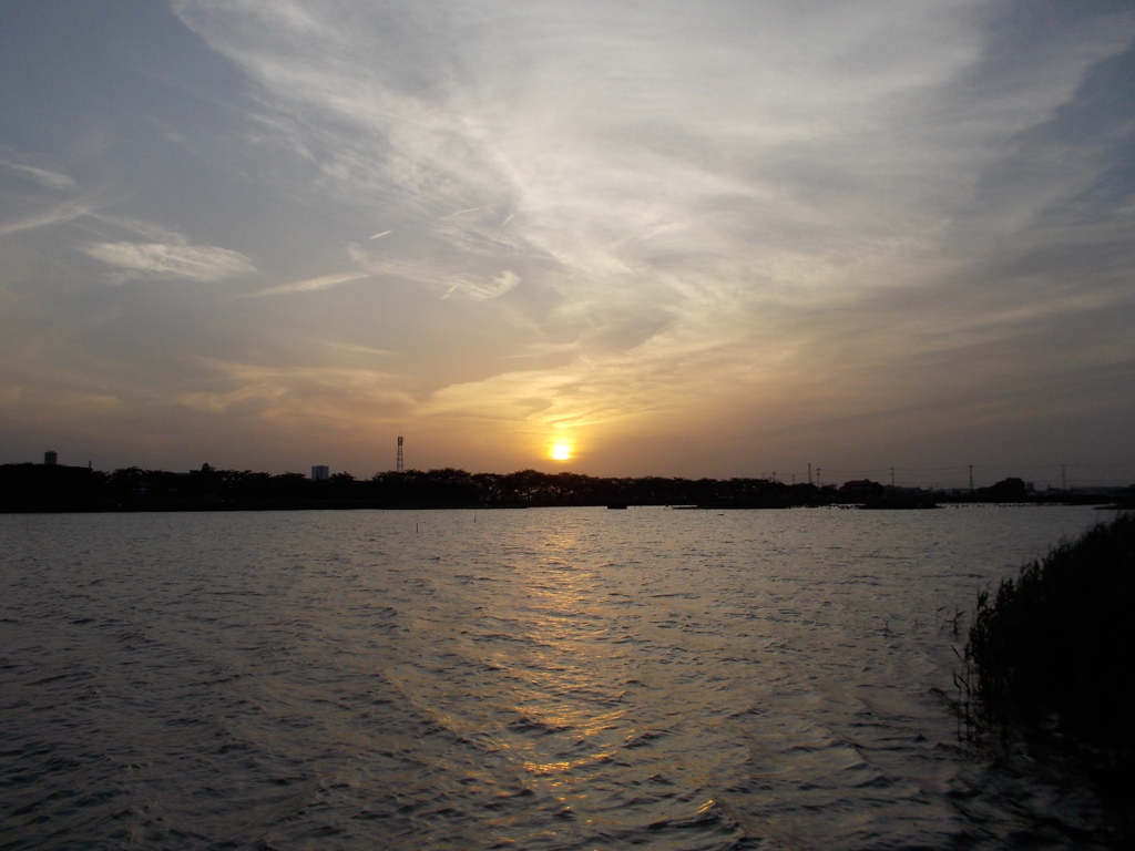 2016/05/07_伊佐沼の夕暮れ