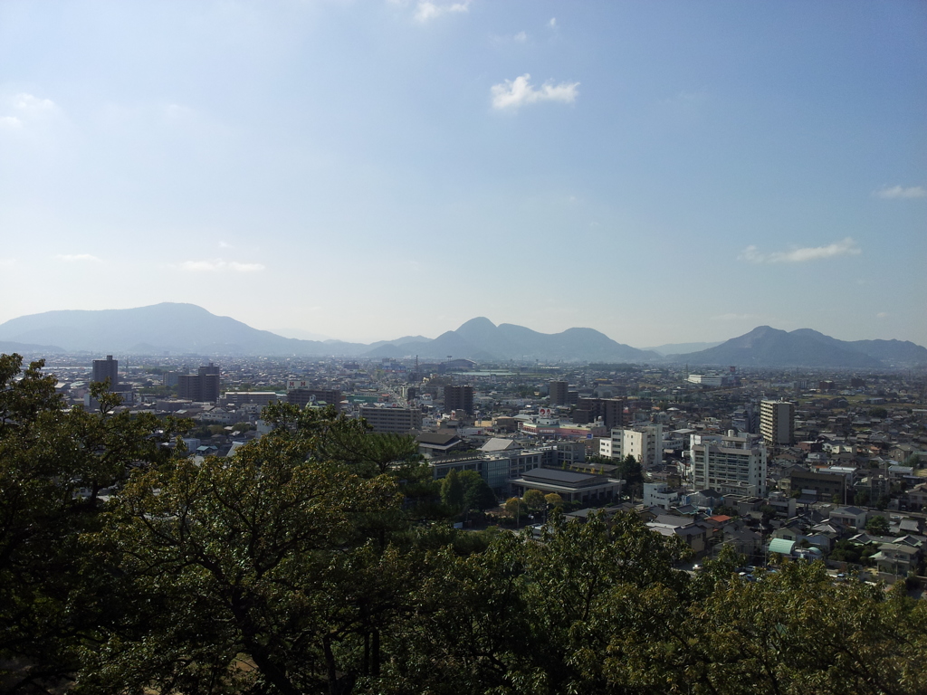 2017/10/26_丸亀城本丸からの眺め