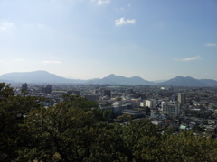 2017/10/26_丸亀城本丸からの眺め