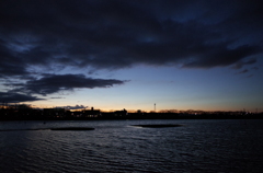 2015/12/27_伊佐沼の夕暮れ