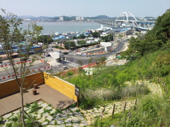 2017/06/18_月明公園海側斜面の展望コーナーからの眺め