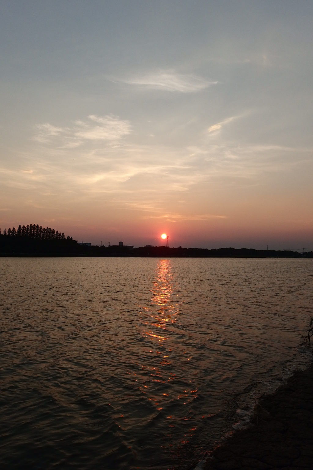 2015/07/26_伊佐沼の夕日