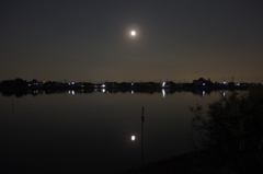 2015/09/27_伊佐沼の月夜