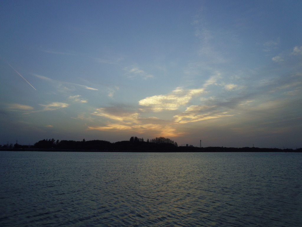 2016/05/07_伊佐沼の夕暮れ