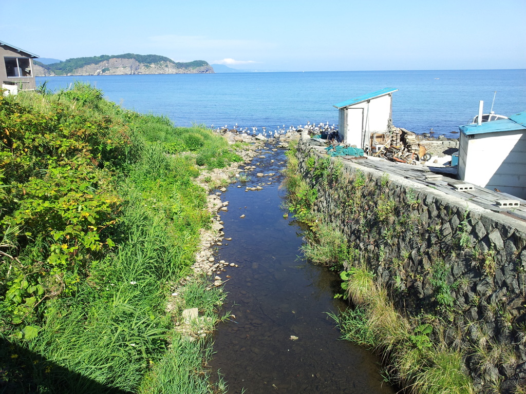 2016/08/14_桃内川と忍路湾