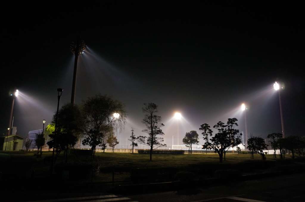 2014/11/22_夜の上谷総合公園
