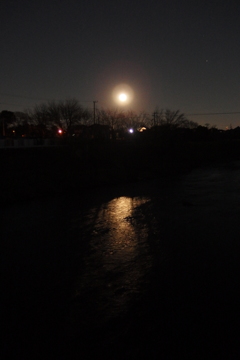 2016/01/24_元荒川の月夜