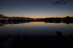 2015/11/15_伊佐沼の夕暮れ