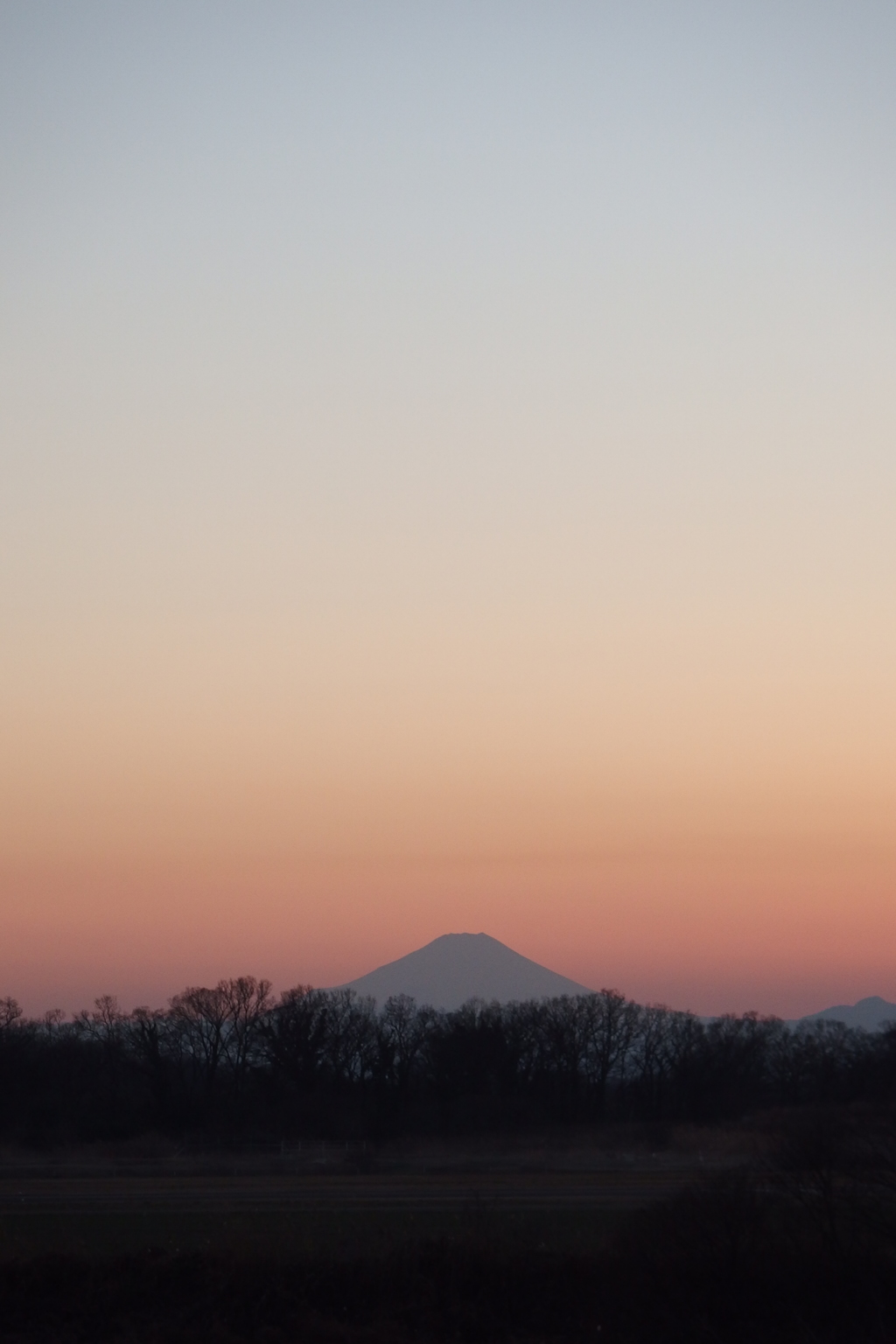 2017/01/02_夕暮れ富士