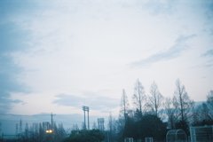 2016/02/13_伊奈町制施行記念公園の夕暮れ