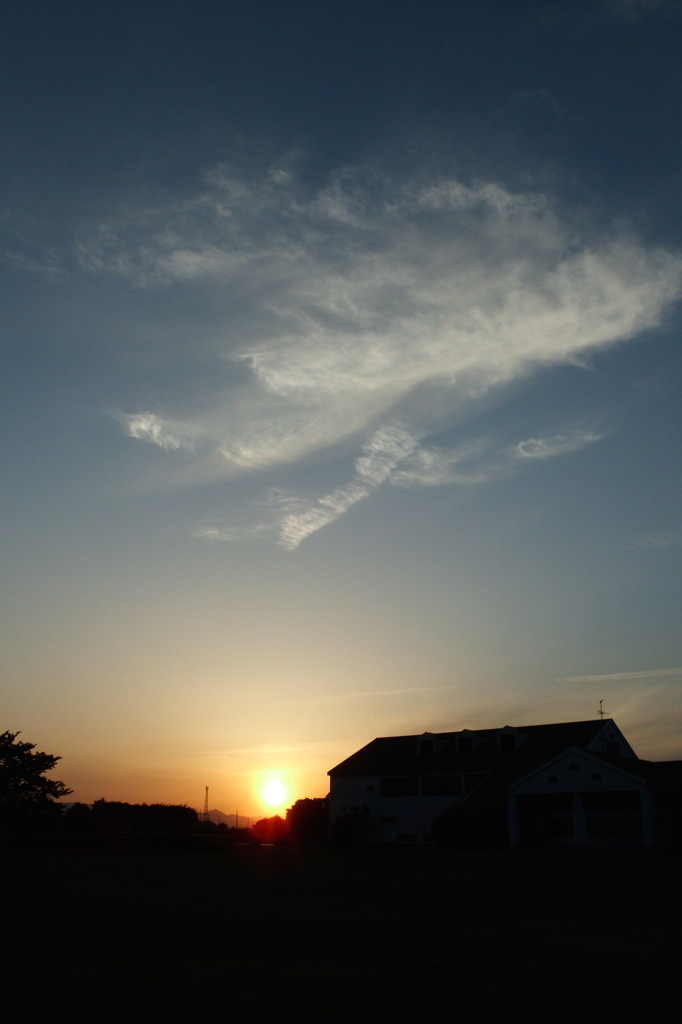 2014/05/18_夕暮れの農業ふれあいセンター