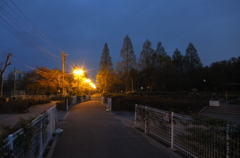 2015/04/19_夕暮れの伊奈町制施行記念公園
