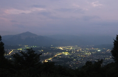 2015/09/21_蓑山近辺から武甲山と秩父市街を望む