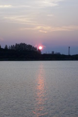 2015/07/26_伊佐沼の夕日