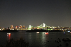 2014/04/26_夜のレインボーブリッジ・東京タワー・屋形船
