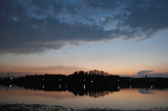 2015/10/17_伊佐沼の夕暮れ