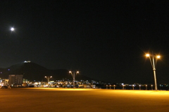 2016/08/12_夜の函館港と函館山