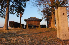 2014/02/23_夕暮れの神社