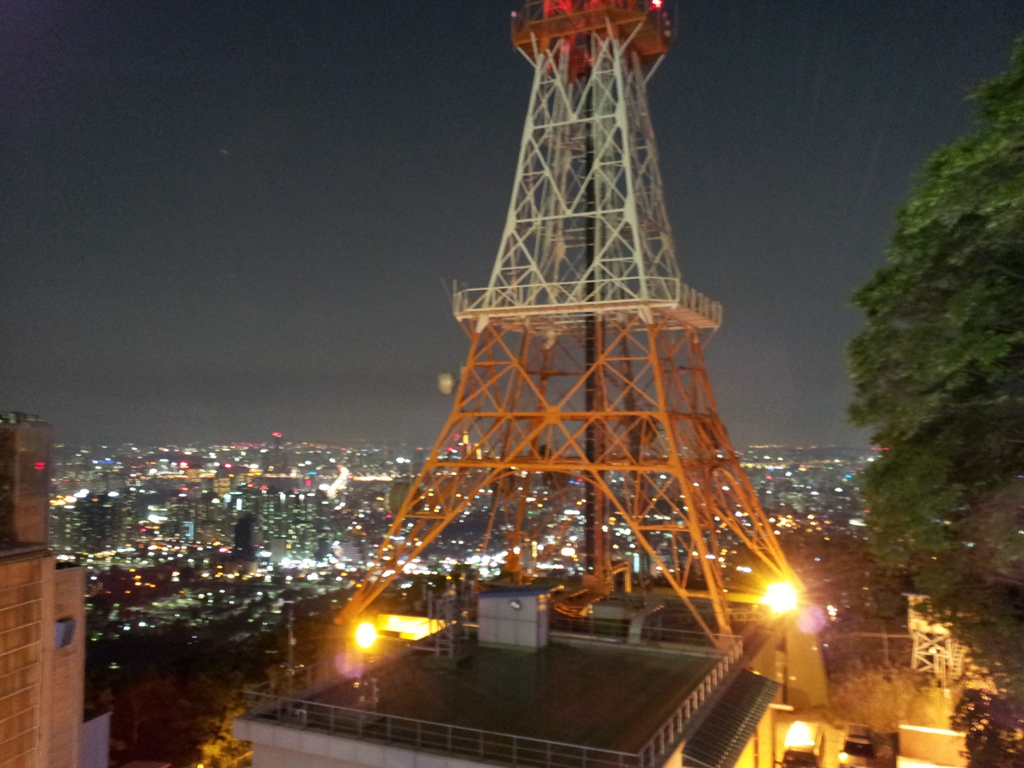2017/06/17_Nソウルタワーの下からソウル市街の夜景を望む