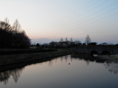 2017/04/02_花の丘農林公苑の夕暮れ