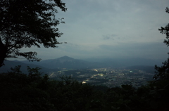 2015/09/21_蓑山近辺から武甲山と秩父市街を望む