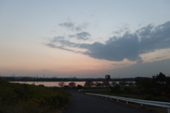 2015/10/12_彩湖の夕暮れ