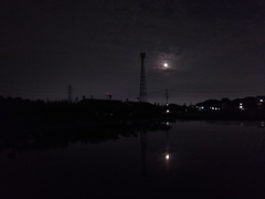 2017/06/11_水田の月夜