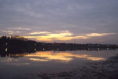 2015/10/11_伊佐沼の夕暮れ