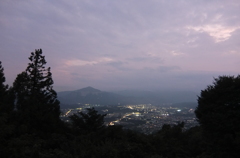 2015/09/21_蓑山近辺から武甲山と秩父市街を望む