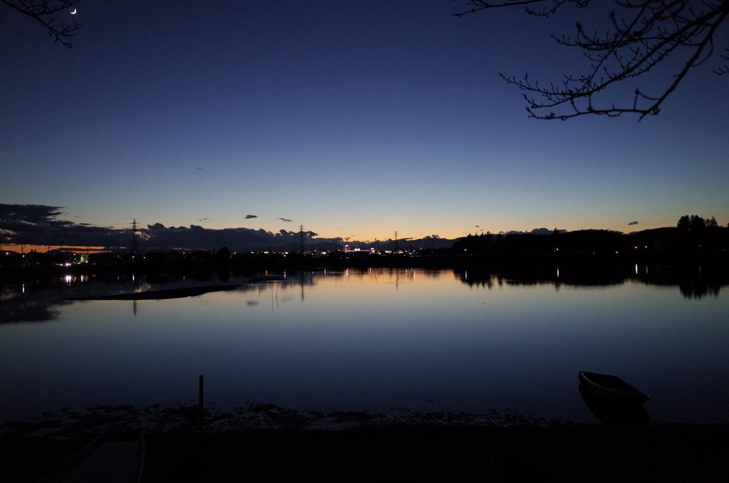 2015/11/15_伊佐沼の夕暮れ