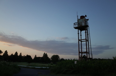 2014/09/28_夕暮れの見張り塔