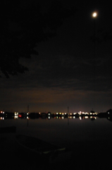 2014/05/06_夜の伊佐沼と月