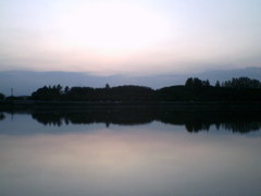 2015/09/27_伊佐沼の夕暮れ