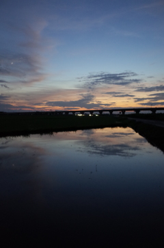 2015/07/19_水田の夕暮れ