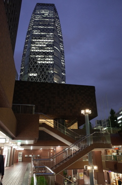 2015/10/23_新宿センタービルから望む夜のモード学園コクーンタワー
