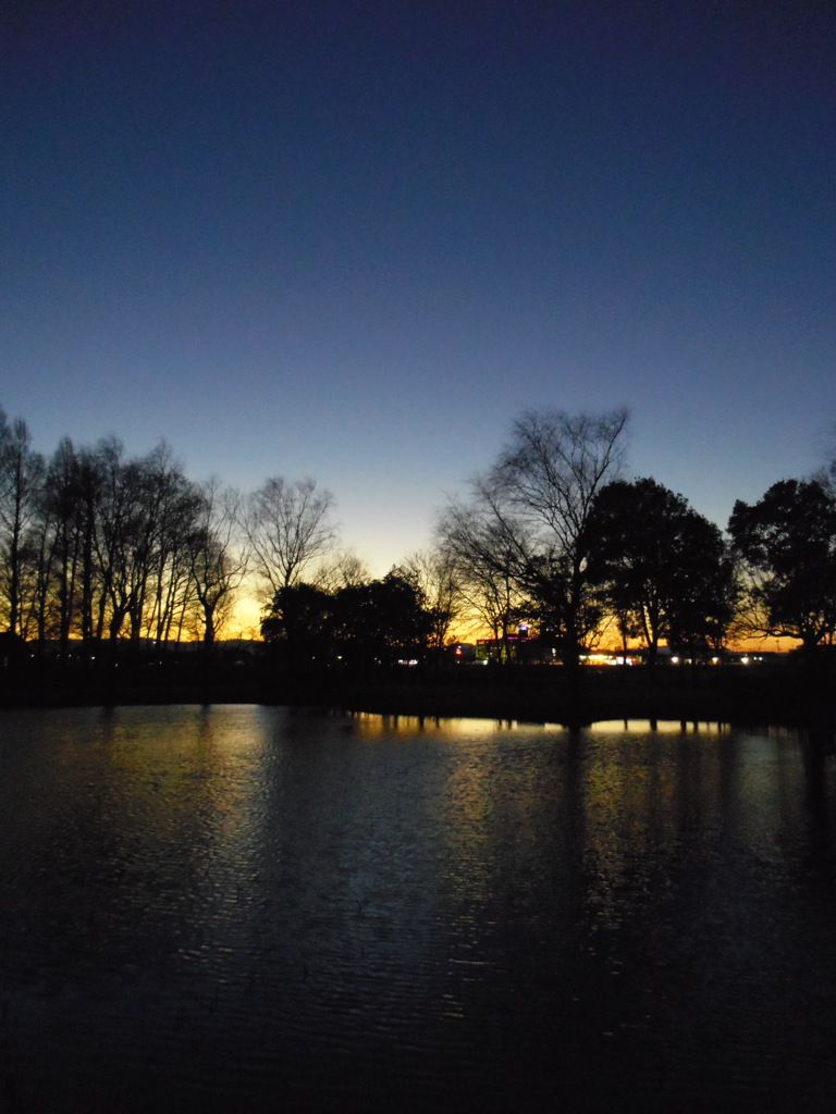 2016/12/30_さきたま古墳公園の夕暮れ