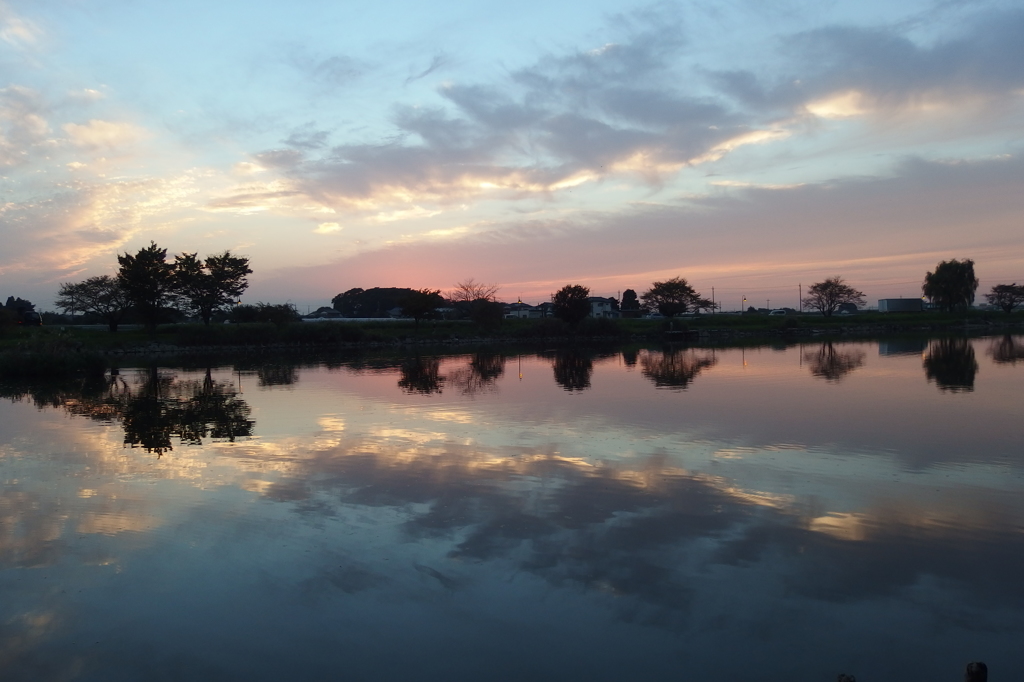 2015/10/03_柴山沼の夕暮れ