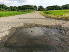 2018/07/29_水溜まりに雲