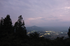 2015/09/21_蓑山近辺から武甲山と秩父市街を望む