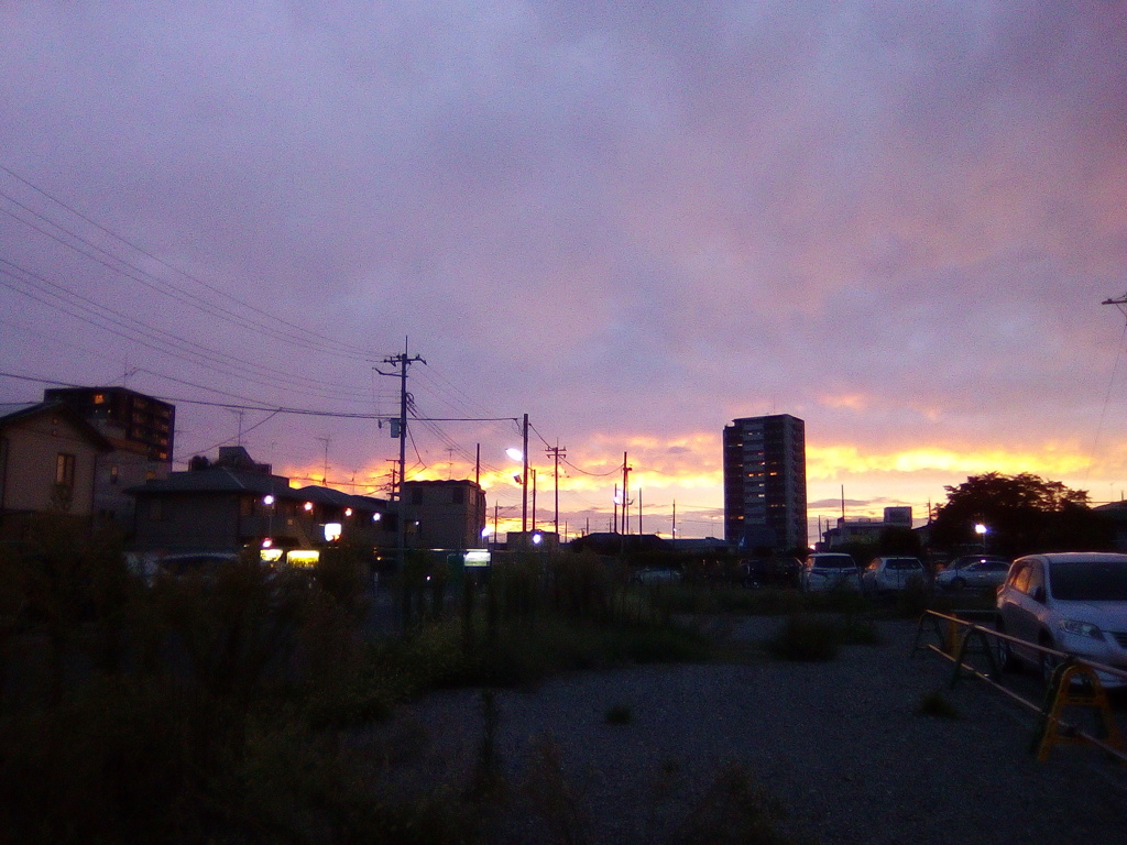 2018/08/16_北上尾の夕暮れ