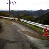 2018/10/14_崩れかかった道