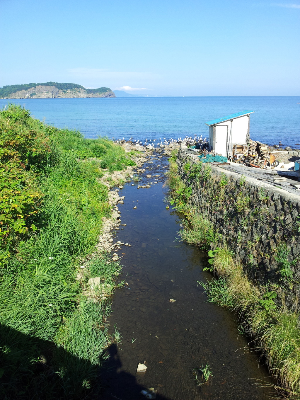 2016/08/14_桃内川と忍路湾