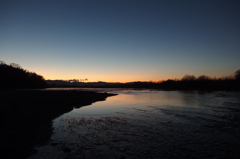 2016/01/10_荒川の夕暮れ