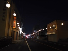 2017/07/08_祭りを前にした夜の桶川旧中山道