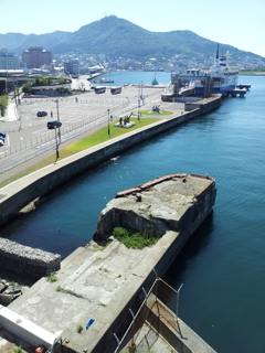 2016/08/12_函館港と函館山